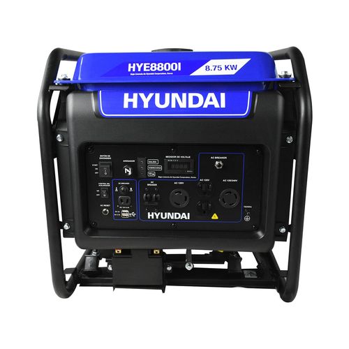 GENERADOR INVERTER HYUNDAI 8.7KW C/MOTOR 15 HP 110V/220V
